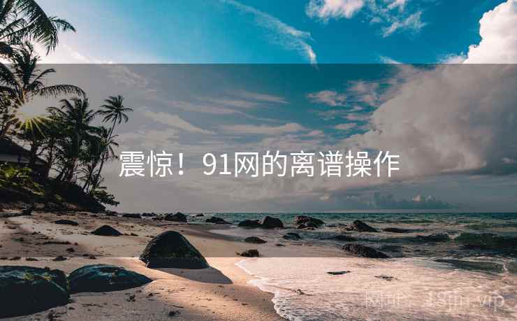 震惊！91网的离谱操作