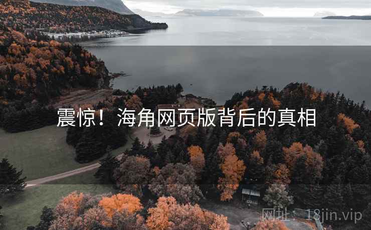 震惊！海角网页版背后的真相