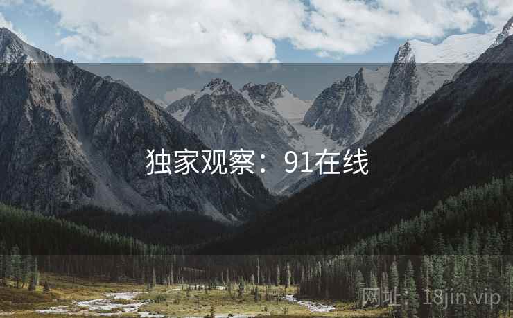 独家观察：91在线